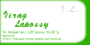 virag lapossy business card